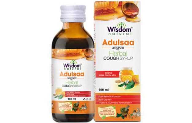 Wisdom Natural Herbal Cough Syrup with Adulsa