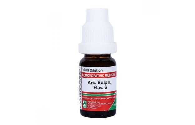 ADEL Ars Sulph Flav Dilution 6 CH