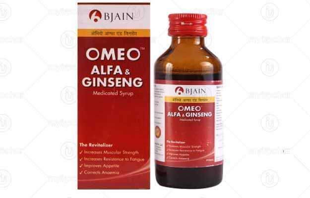 Omeo Alfa and Ginseng Syrup 100ml