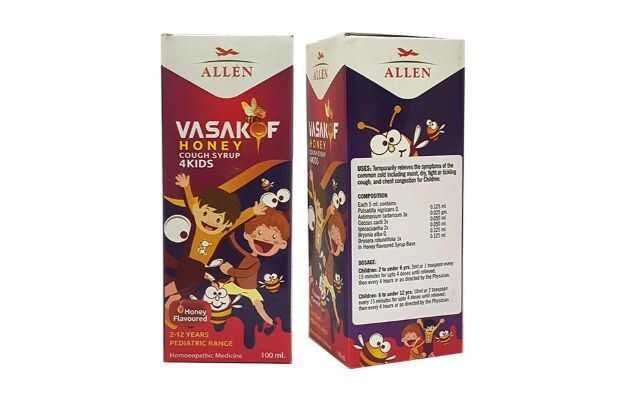 Allen Vasakof Honey Cough Syrup 4Kids