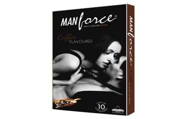 Manforce Wild Condom Coffee  (10)