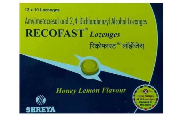 Recofast Lozenges Honey lemon