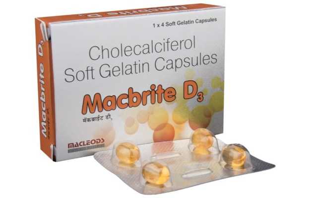 Macbrite D3 Soft Gelatin Capsule