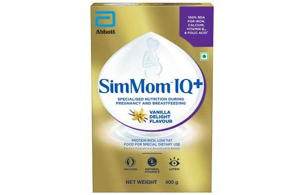 SimMom IQ Plus Powder Vanilla delight 400gm