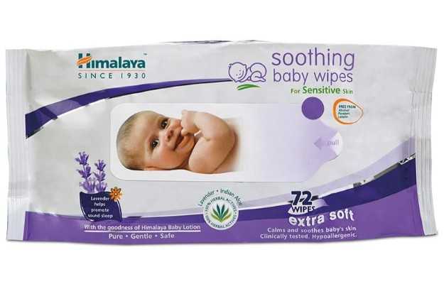 Himalaya Soothing Baby Wipes 72