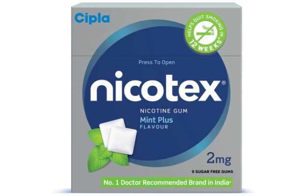 Nicotex Fruity Mint 2 Mg Chewing Gum