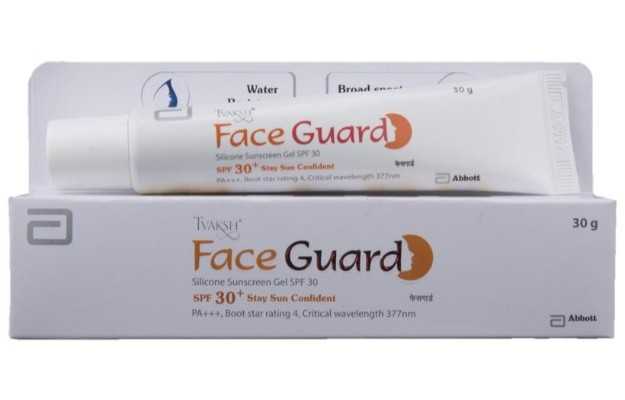 Tvaksh Face Guard Silicone Sunscreen Gel SPF 30 Plus 30gm