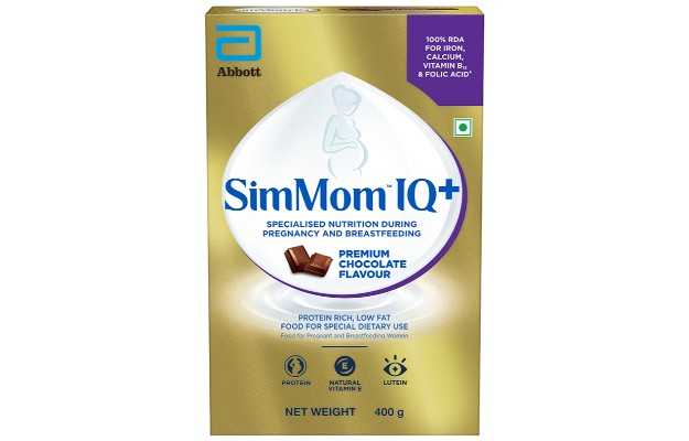 SimMom IQ Plus Powder Premium Chocolate 400gm