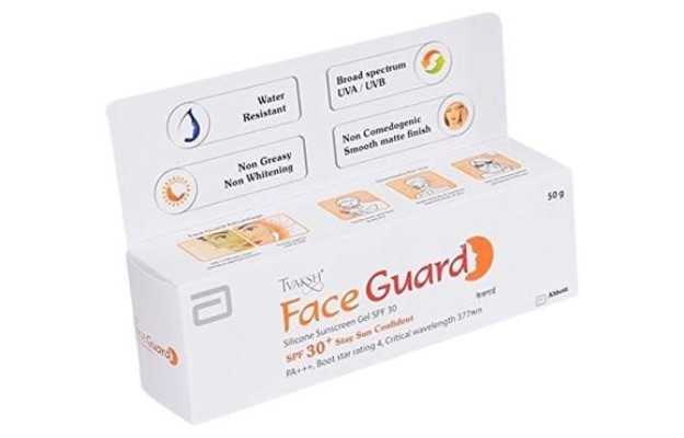 Tvaksh Face Guard Silicone Sunscreen Gel SPF 30 Plus 50gm
