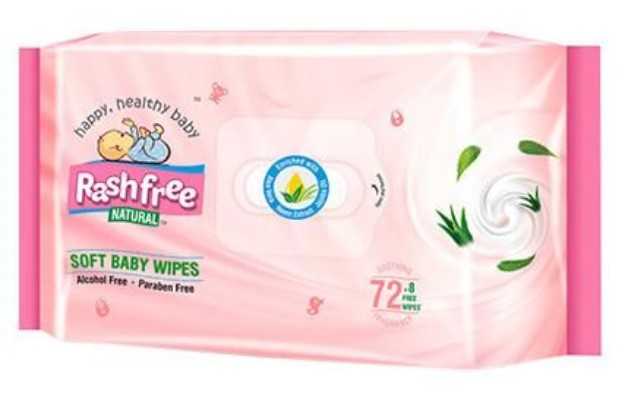 Rashfree Natural Soft Baby Wipes