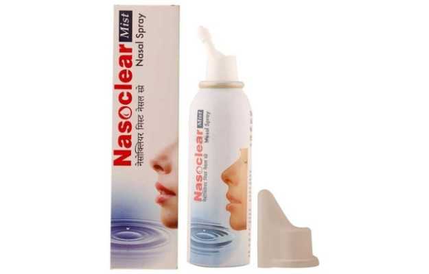 Saline nasal store spray in hindi