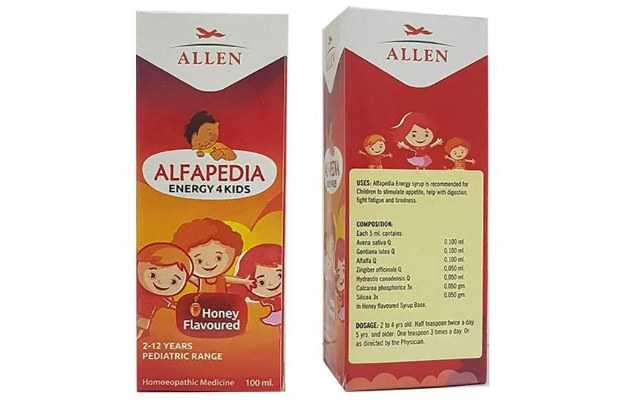 Allen Alfapedia Energy 4 Kids Syrup 100ml 
