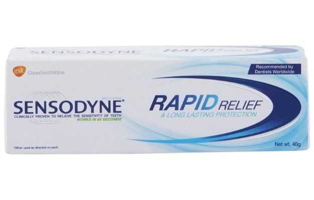 Sensodyne Freshness Toothpaste - Rapid Relief (With Fluoride), 40G Tube :  : Health & Personal Care