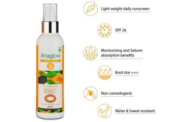 Ahaglow Sunscreen Lotion SPF 26_5