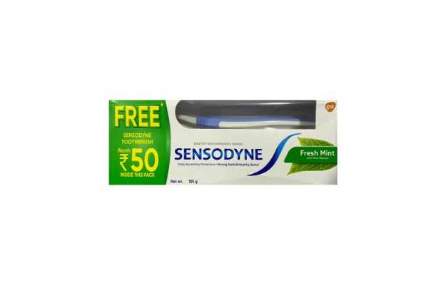 Sensodyne Fresh Gel Mint + Toothbrush (1)