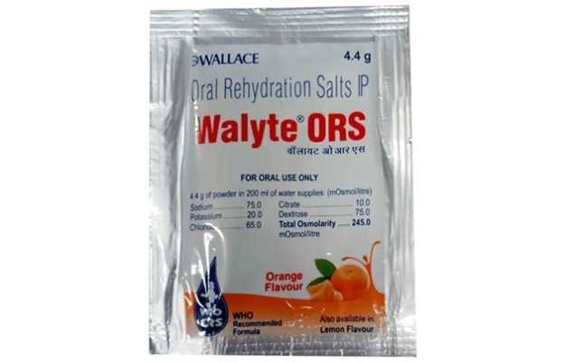 Walyte ORS Orange Powder 4.4gm