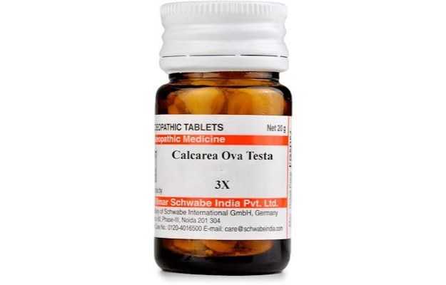 Schwabe Calcarea ova testa Trituration Tablet 3X