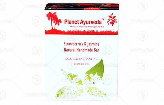 Planet Ayurveda Strawberries and Jasmine Natural Handmade Bar