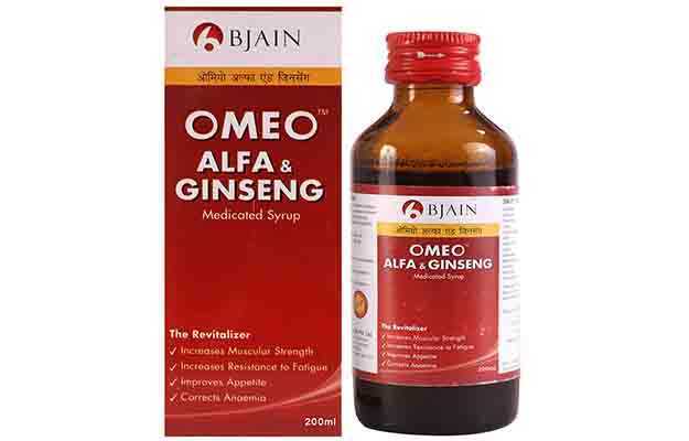 Omeo Alfa and Ginseng Syrup 200ml