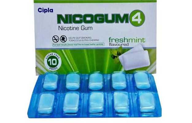 Nicogum 4 Mg Chewing Gum (10)