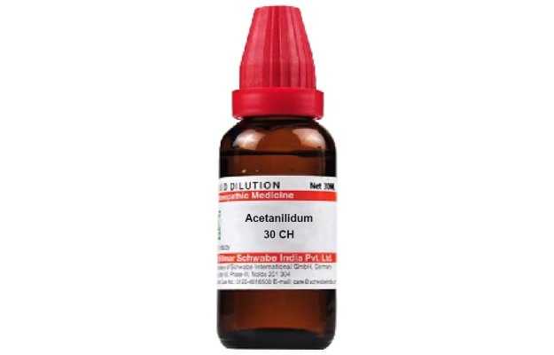 Schwabe Acetanilidum (Antifebrinum) Dilution 30 CH