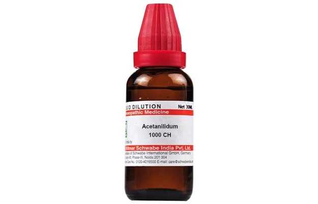 Schwabe Acetanilidum (Antifebrinum) Dilution 1000 CH