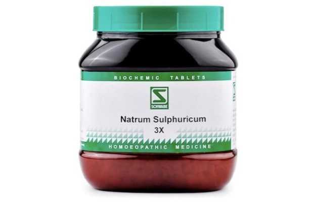 Schwabe Natrum sulphuricum Biochemic Tablet 3X