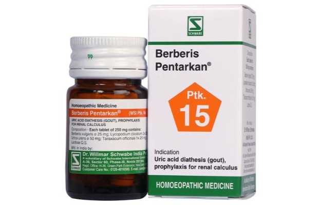 Schwabe Berberis Pentarkan Tablet