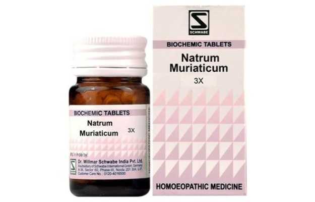 Schwabe Natrum muriaticum Biochemic Tablet 3X 20g
