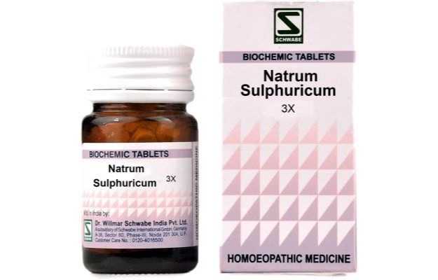 Schwabe Natrum sulphuricum Biochemic Tablet 3X 20g