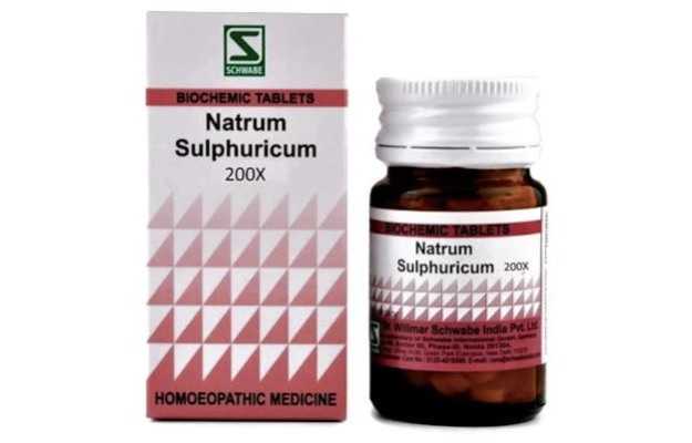 Schwabe Natrum sulphuricum Biochemic Tablet 200X 20g