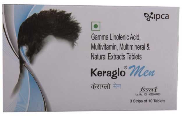 Keraglo Men Tablet (10): Uses, Price, Dosage, Side Effects, Substitute, Buy  Online
