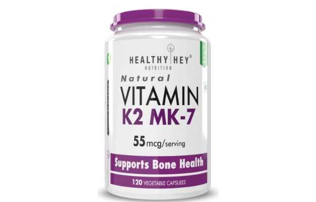 HealthyHey Nutrition Natural Vitamin K2 MK7 Capsule