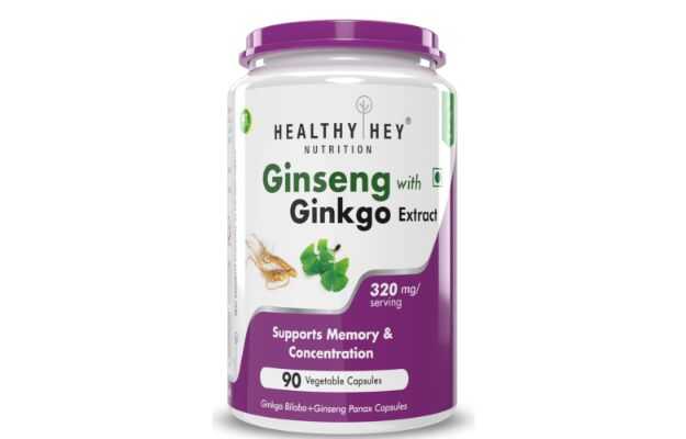 HealthyHey Nutrition Ginseng with Gingko Extract Capsule