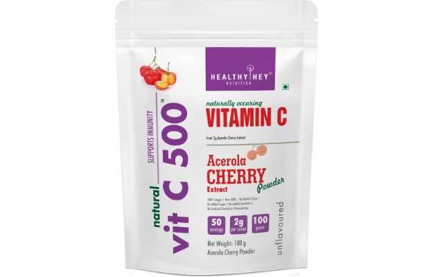 Healthy Hey Nutrition Natural Vitamin C 500 Powder