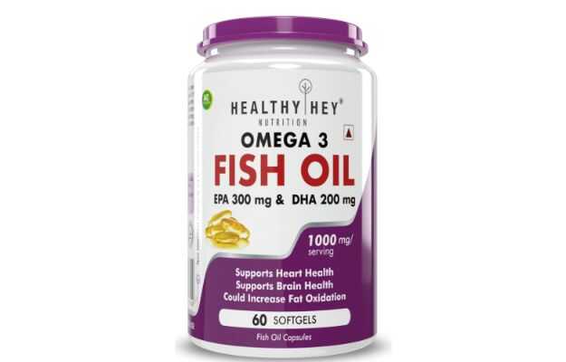 HealthyHey Nutrition Omega 3 Fish Oil Capsule