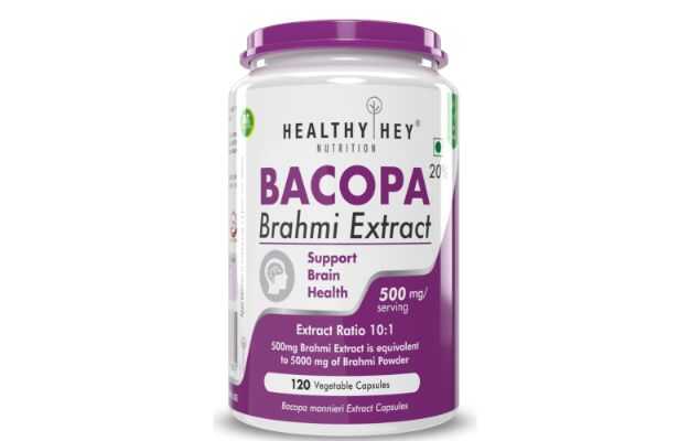 HealthyHey Nutrition Bacopa Brahmi Extract Capsule