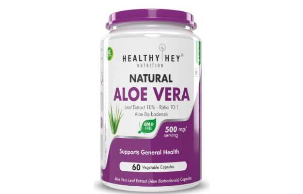 HealthyHey Nutrition Natural Aloe Vera Capsule