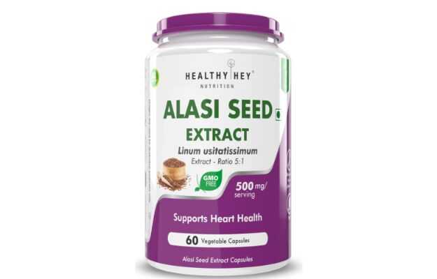 HealthyHey Nutrition Alasi Seed Extract Capsule