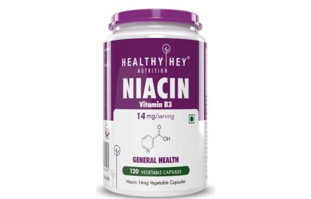 HealthyHey Nutrition Niacin Vitamin B3 Capsule