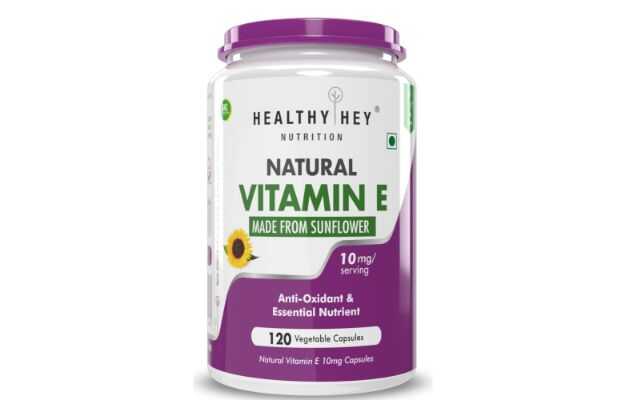 HealthyHey Nutrition Natural Vitamin E from Sunflower Capsule