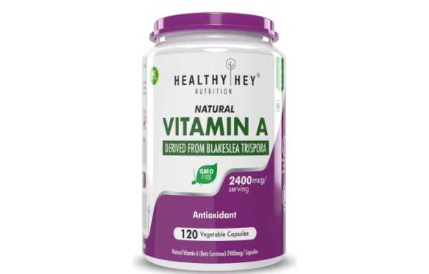 HealthyHey Nutrition Natural Vitamin A from Beta Carotene Capsule