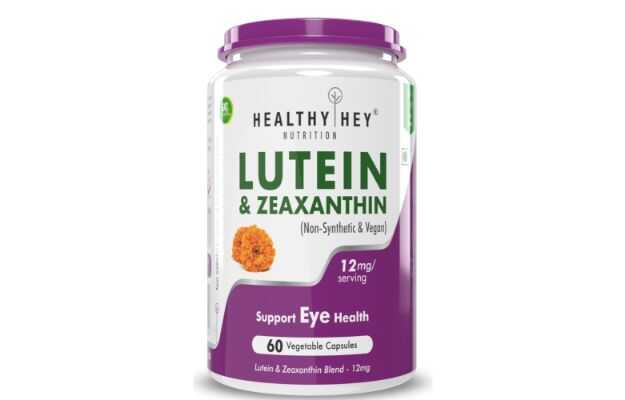 HealthyHey Nutrition Natural Lutein & Zeaxanthin Capsule