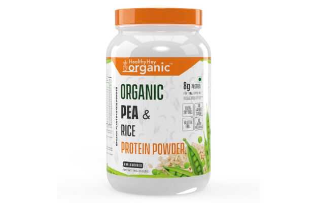 HealthyHey Nutrition Organic Pea & Rice Protein Powder