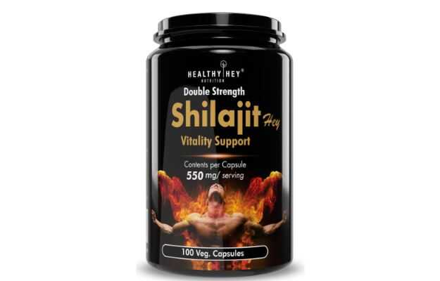 Healthy Hey Nutrition Double Strength Shilajit Hey Vitality Support Capsule