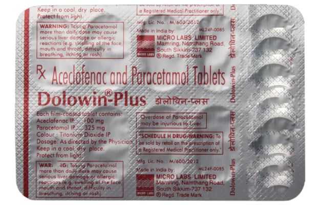 Dolowin Plus: Uses, Price, Dosage, Side Effects, Substitute, Buy Online