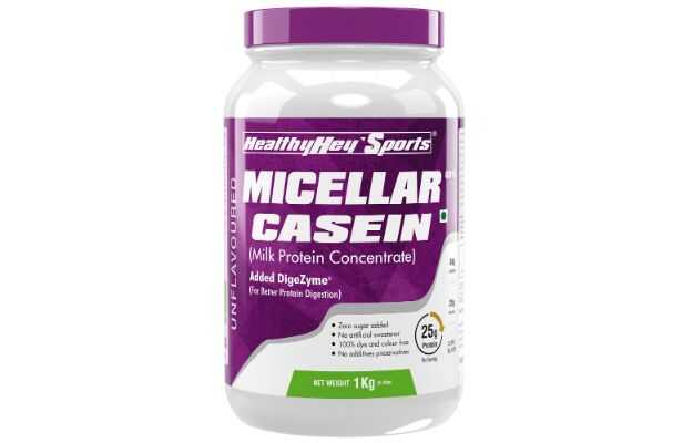 HealthyHey Nutrition Sports Pure Micellar Casein Protein Powder 