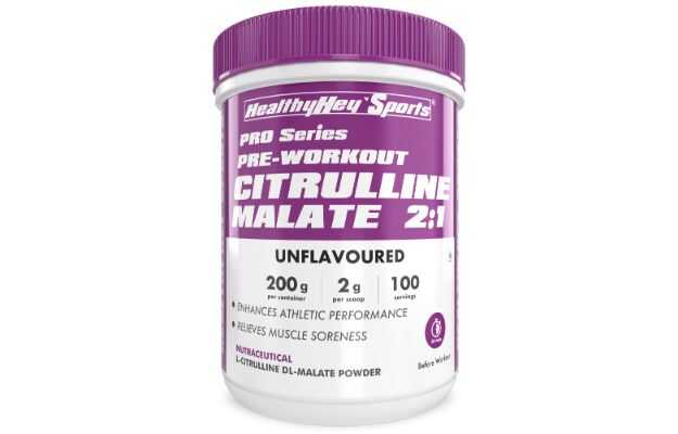 HealthyHey Nutrition Sports Pro Series Pre Workout Citrulline Malate Powder
