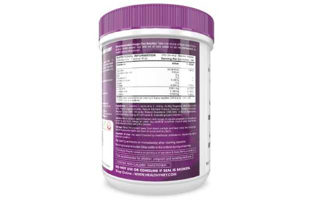 HealthyHey Nutrition Sports Instantised Pro 2:1:1 BCAA Powder Tangy Otrange 400 Gm