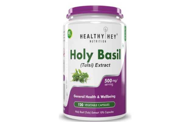 HealthyHey Nutrition Holy Basil Tulsi Extract Capsule